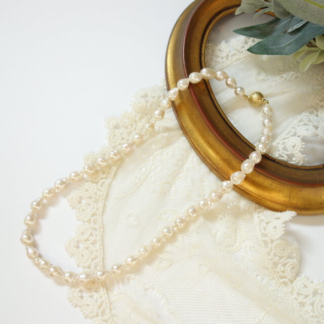 あこや真珠 バロックパールネックレス | iichi 日々の暮らしを心地よく