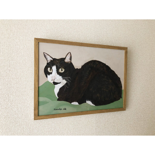 専用）クボユキ コルク画 原画 猫2点 専用）クボユキ コルク画 原画 猫2点