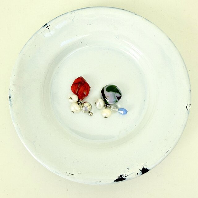 (一点物) asymmetry marble＋淡水パール