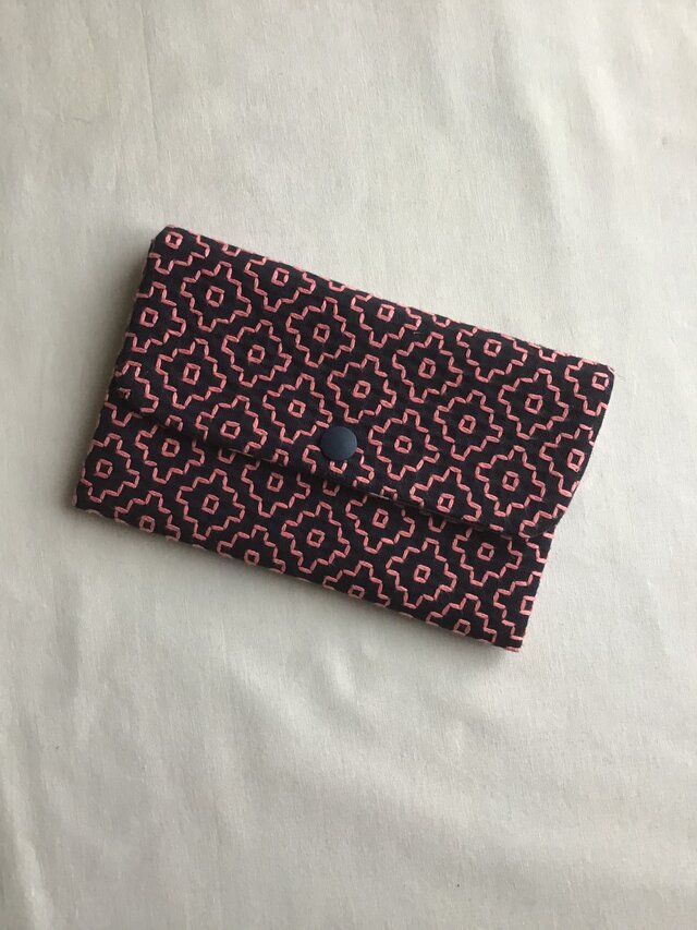 「刺し子」コンパクト長財布