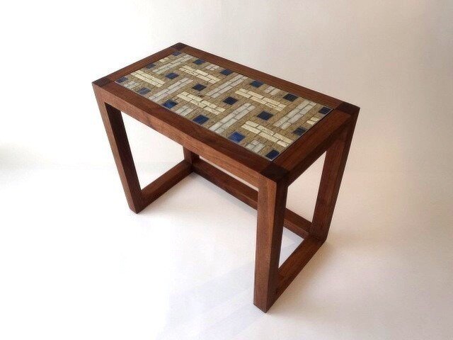 『H』akka Table (M)青 H350mmの画像1枚目