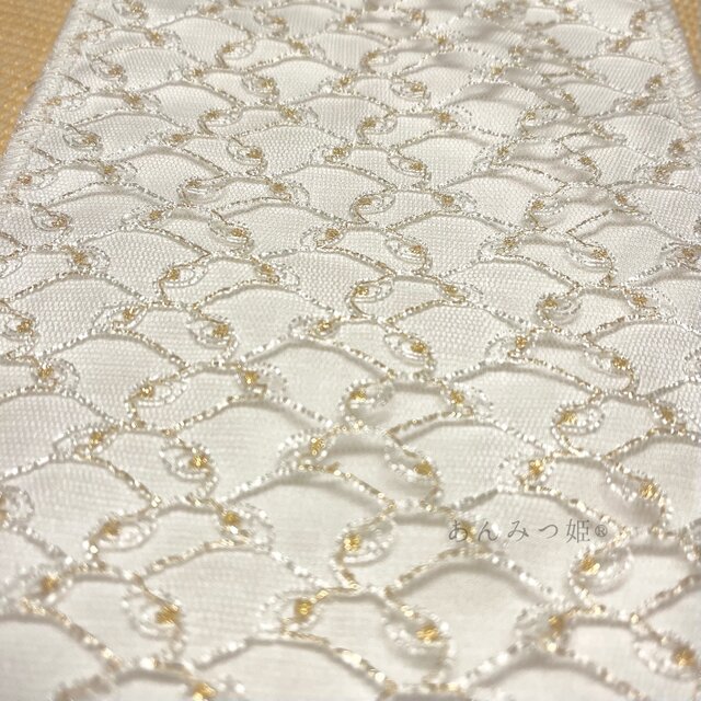 洗える刺繍半衿 総ラメ | iichi 日々の暮らしを心地よくする