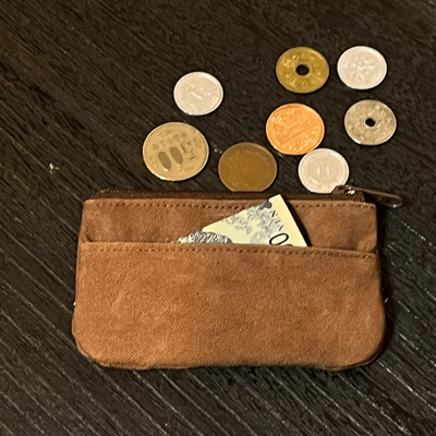 柿渋染め小銭入れK25098