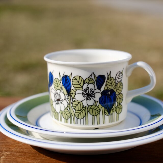 ARABIA Krokus plate アラビア クロッカス 17cmプレート ケーキ