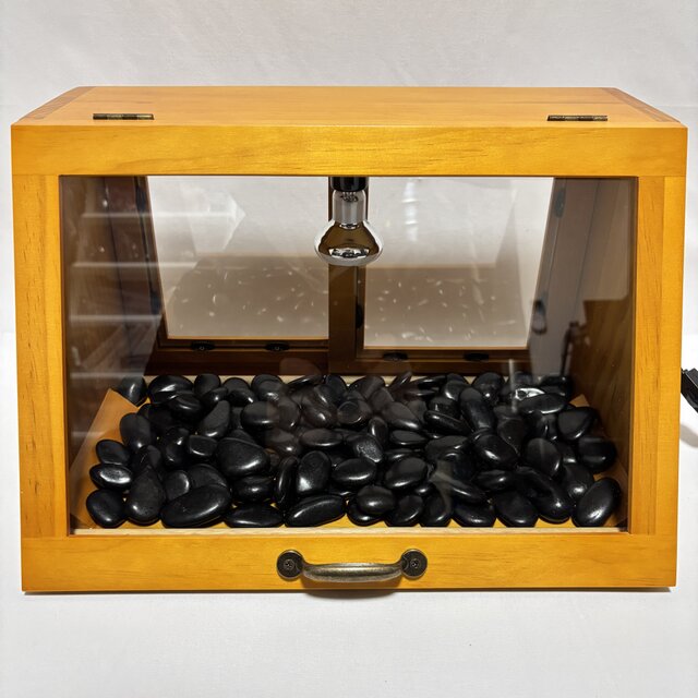 木製ホットショーケース 焼き芋保温ディスプレイケース【ナチュラル