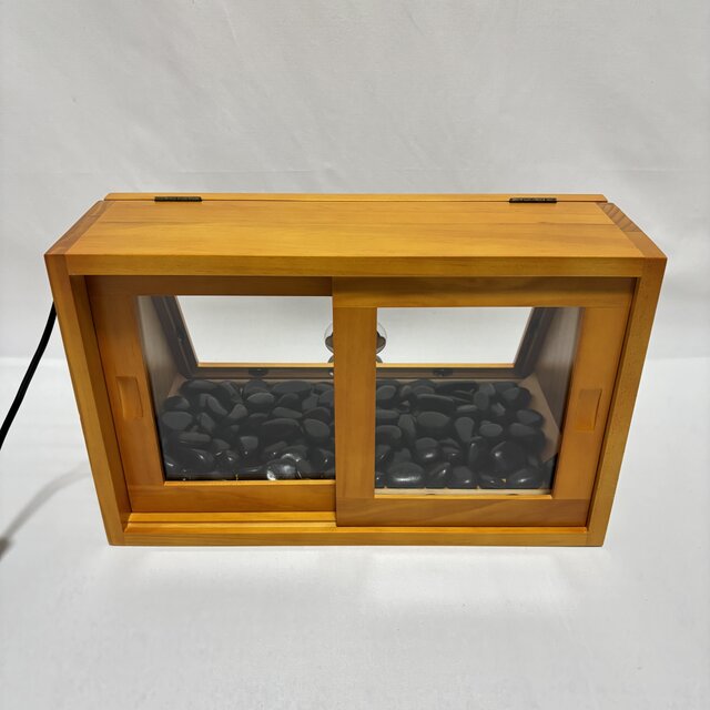 木製ホットショーケース 焼き芋保温ディスプレイケース【ナチュラル