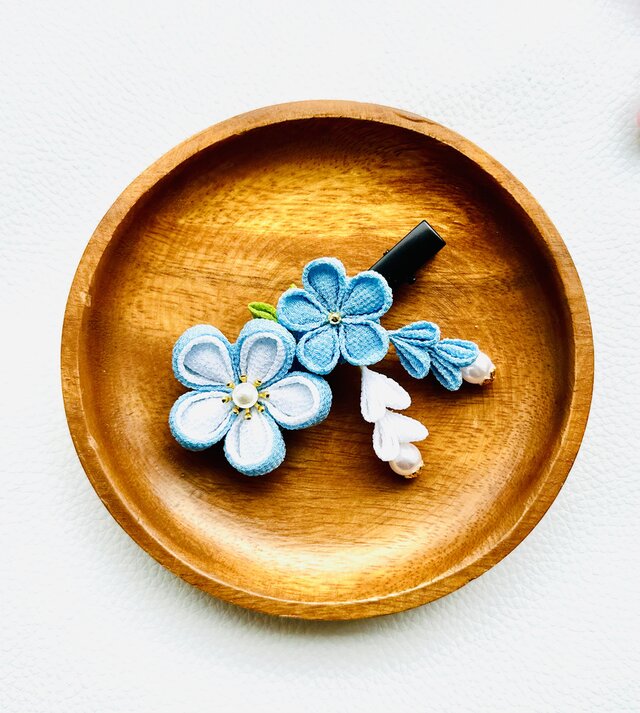 つまみ細工飾り つまみ細工 つまみ細工飾り ハレノヒ 花髪飾り 華やか パステルカラー