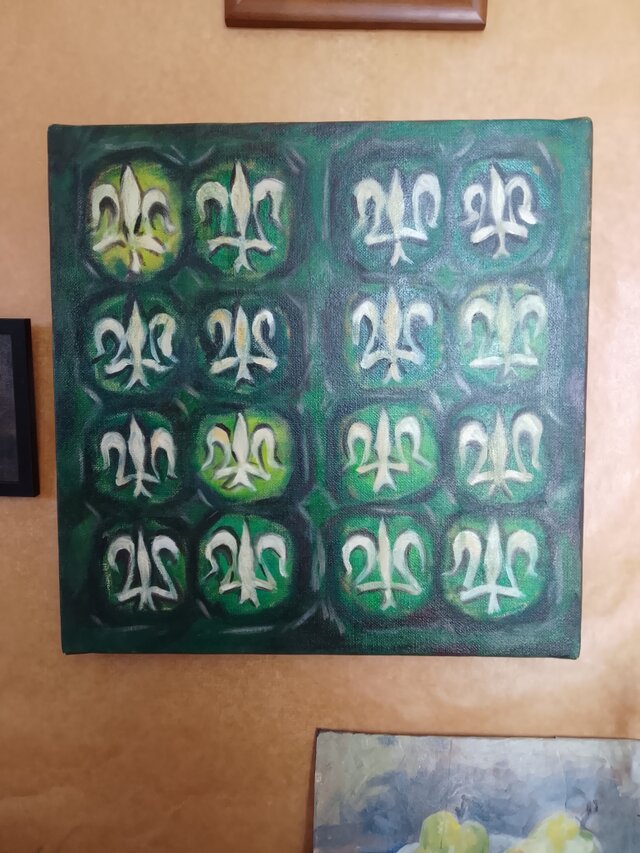 フルール・ド・リス　油絵