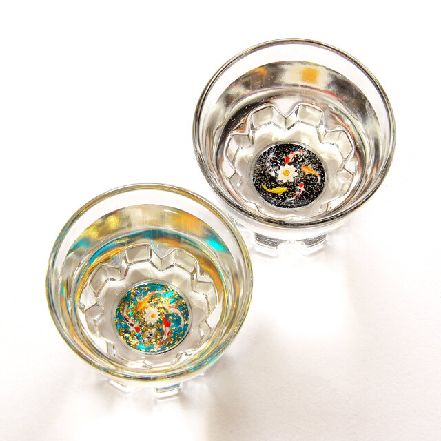 池の鯉盃－金散らしセット