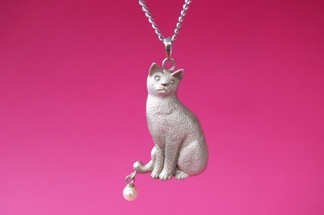 楽天市場】猫 ネックレス ねこ ペリドット ペンダント 一粒 K18