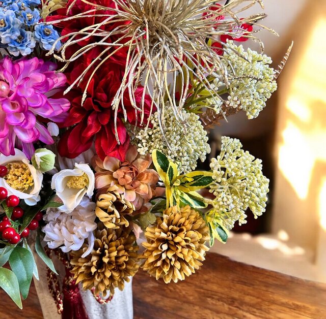 光触媒 人工観葉植物 ウォールグリーン フェイクグリーン 正月アレンジ