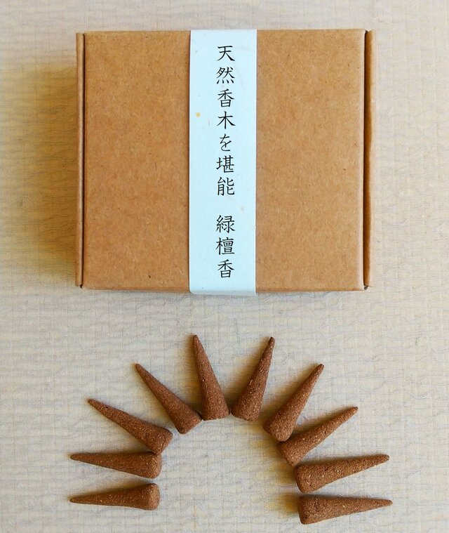 【緑檀を堪能！】濃厚な緑檀(りょくだん・別名パロサント)のお香 100%天然香料
