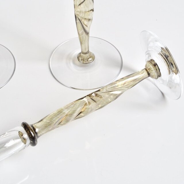 Bornholms Glasamfi】デンマーク製/直筆サイン入りヴィンテージ/ガラス