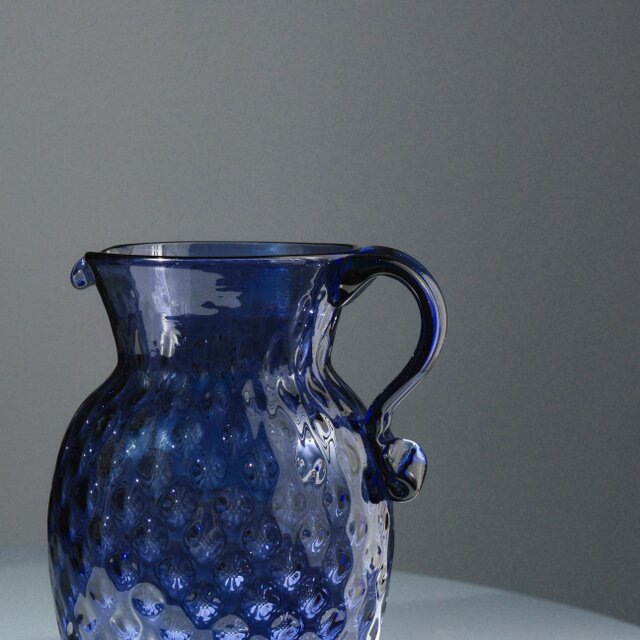 アメリカ製 / ヴィンテージ/ ガラスピッチャー / アメジストパープル