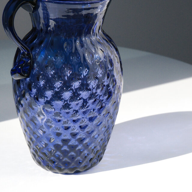 アメリカ製 / ヴィンテージ/ ガラスピッチャー / アメジストパープル