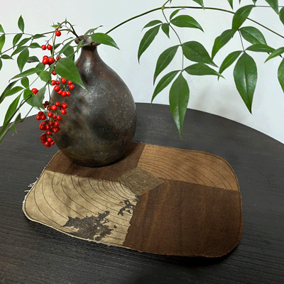 柿渋染め敷物K25101