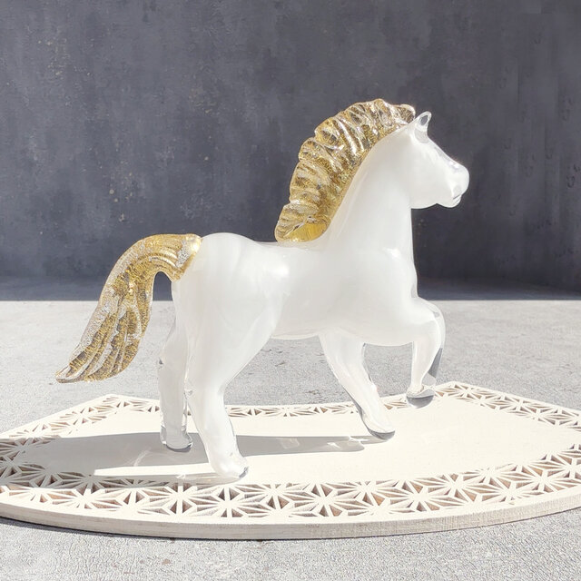 フランフラン　白い馬　現代アート作品　午年 フランフラン 白い馬 現代アート作品 Francfranc / フランフラン