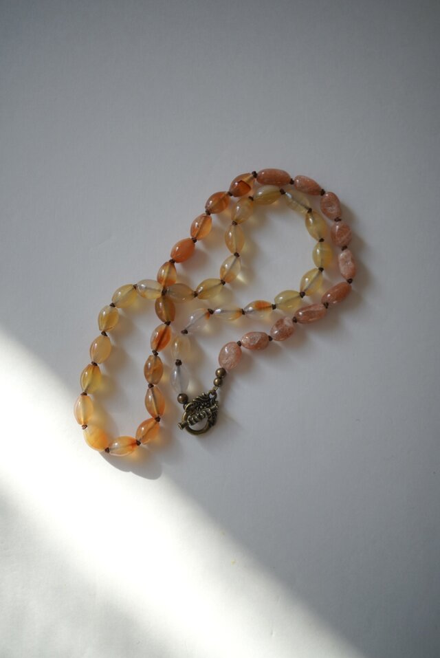 繋がり ~カーネリアンのネックレス