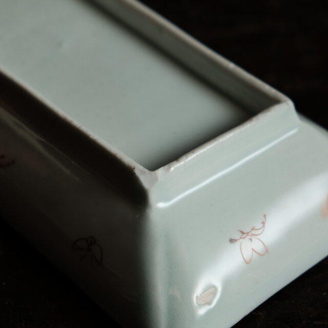 花と蝶々◇ゴージャスな雰囲気。伊万里 花蝶文長方皿 刺身皿 芍薬 骨董