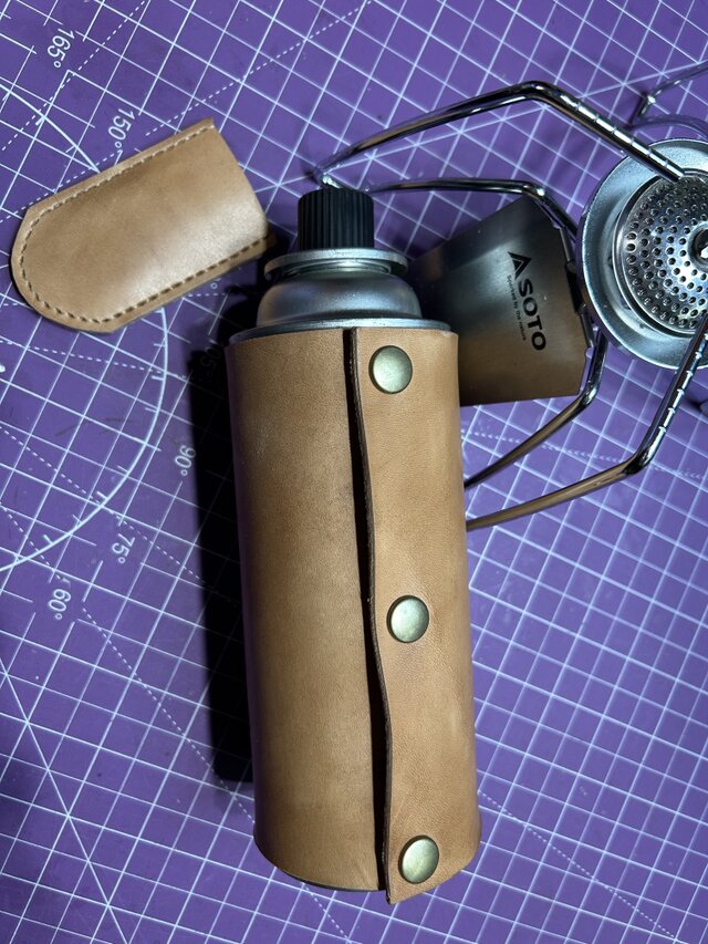 憧れの牛床革 CB缶カバー&スキレットカバー◆国内最高峰栃木レザー仕様