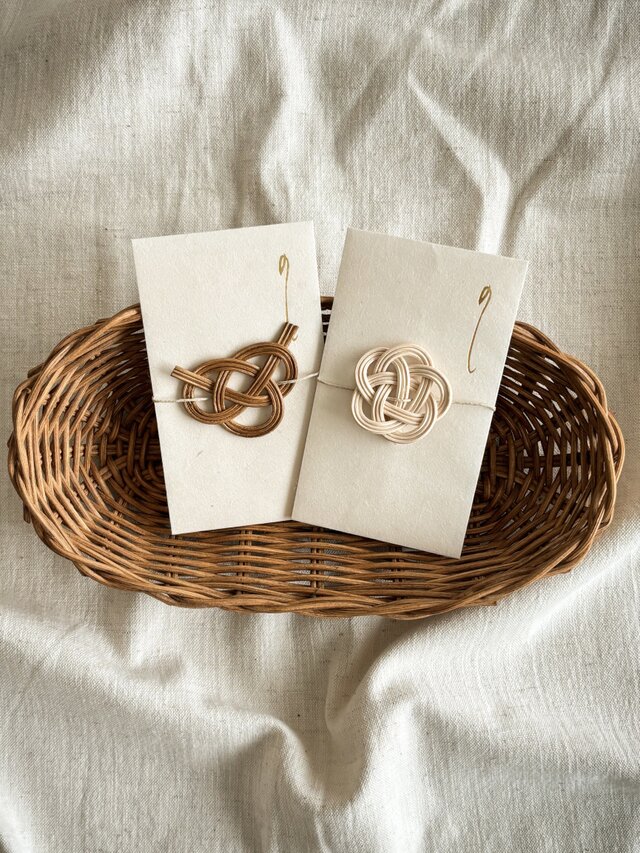 ラタンの手漉き和紙ポチ袋