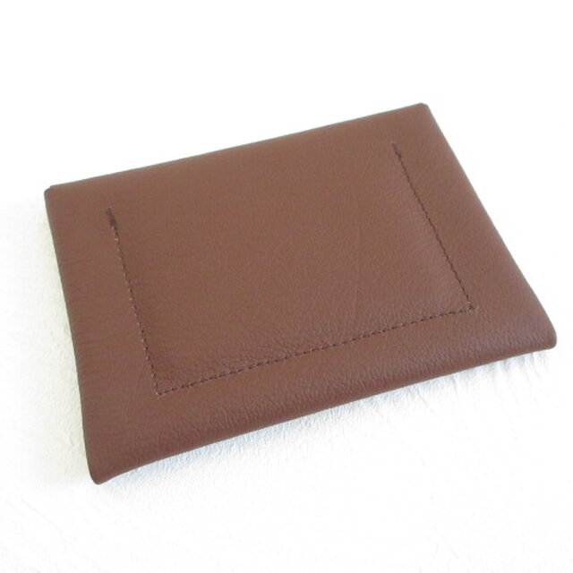 BE:FIRST パスポートケース B7対応パスポートケース・カードポケット付き《牛革》ダークブラウン