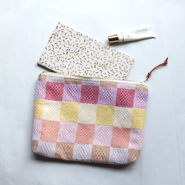 北欧手織りポーチ（Corn）
