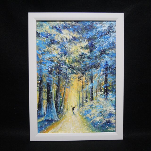 油絵 絵画 【雪景色】 油絵 絵画 【雪景色】 絵画 HR 通販 15628973｜Creema(クリーマ)