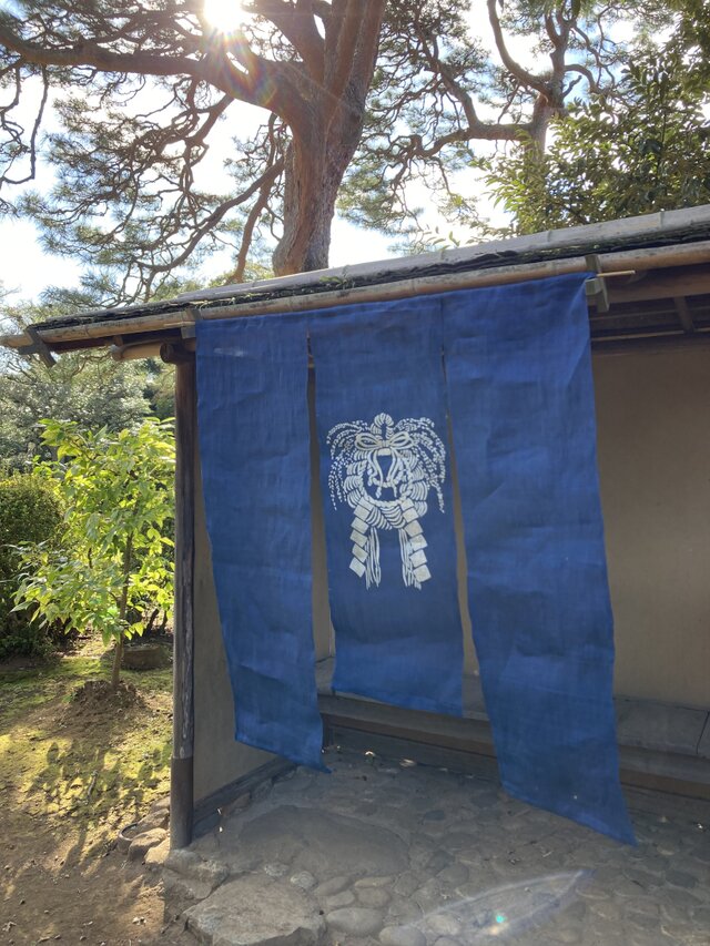 藍染 正月飾り しめ縄 暖簾 | iichi 日々の暮らしを心地よくする