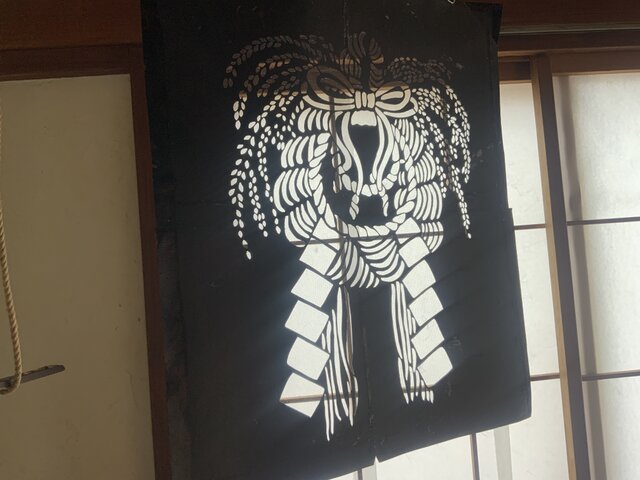 藍染 正月飾り しめ縄 暖簾 | iichi 日々の暮らしを心地よくする