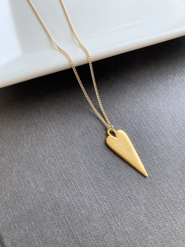 Simple Metal Necklaces ハートモチーフネックレス