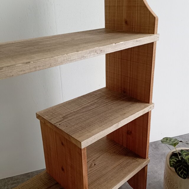 1点物『 Écru Shelf 』アンティークシェルフ チェスト ディスプレイ