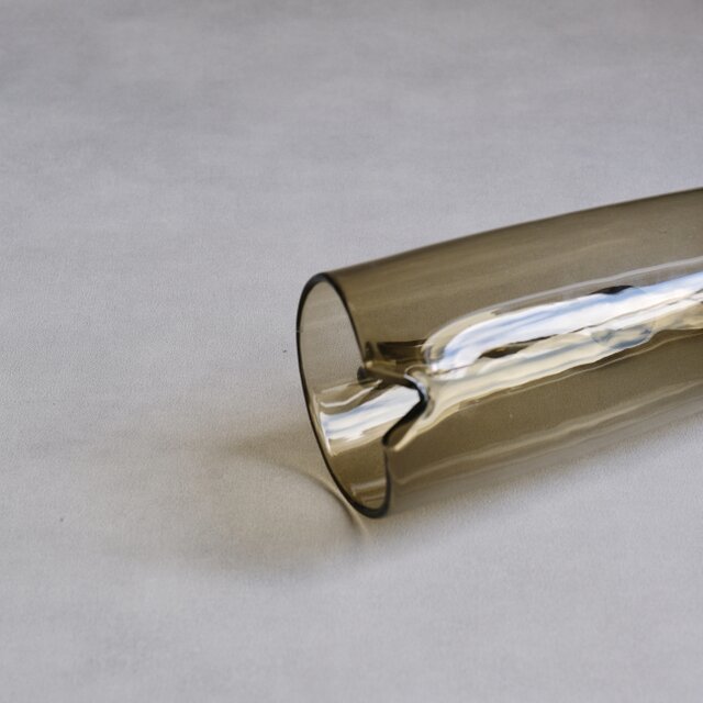 ポーランド製 / ヴィンテージ / 吹きガラス製ピッチャー / フラワー