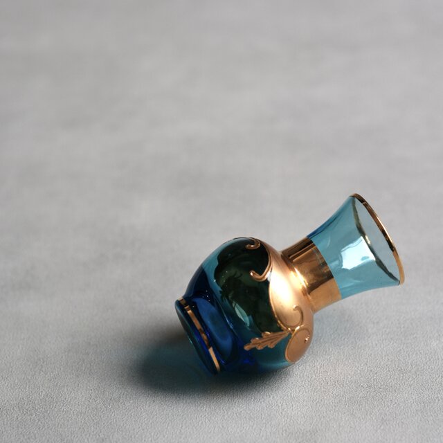 Venetian glass】イタリア製 / ヴィンテージ / 金彩エナメル手描き