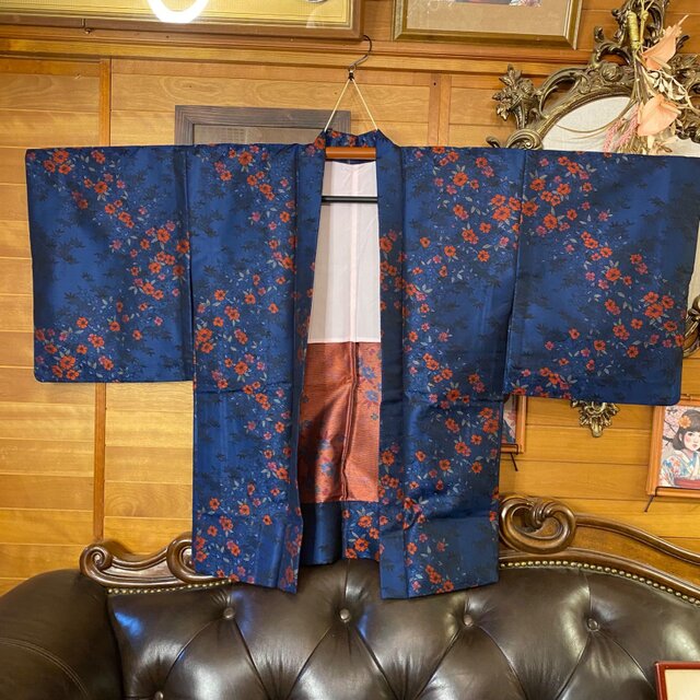 和洋折衷ロングワンピース 着物アンサンブル 名古屋帯サッシュベルト