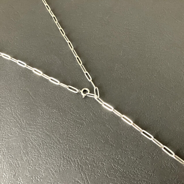 ルーペnecklace silver - classics ロングネックレス - 最長100cm調整