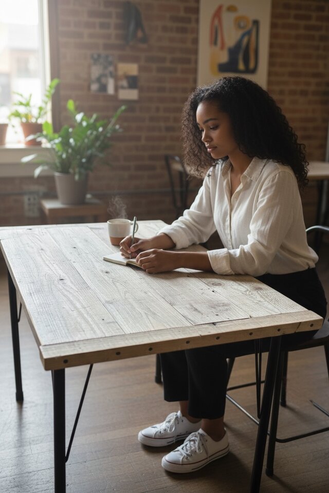 古材アイアンテーブル | iichi 日々の暮らしを心地よくする