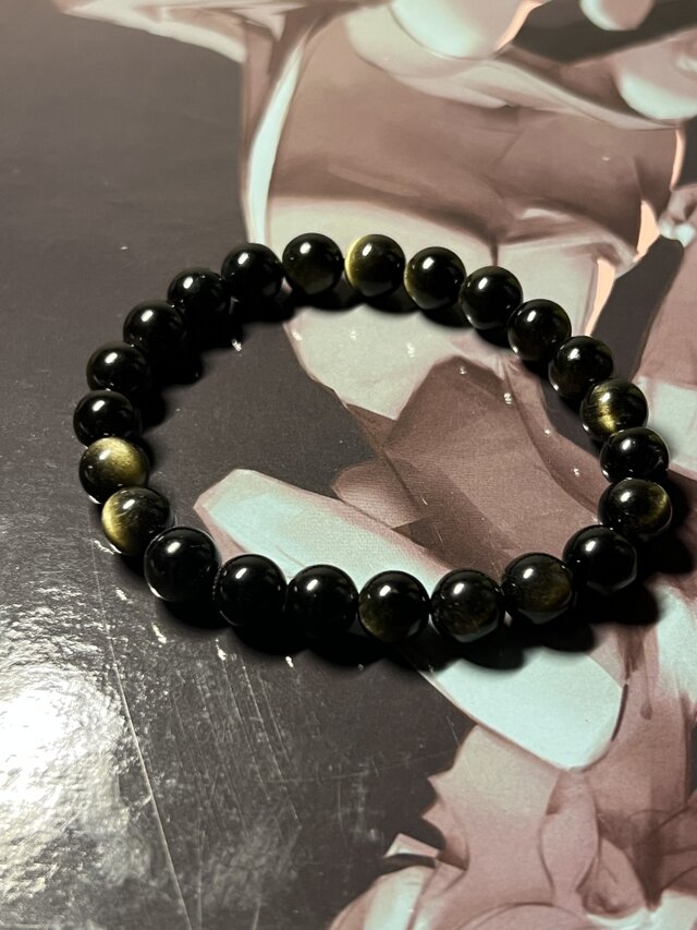 黒金・プレミアム・ブラックゴールデンオブシディアン Gold Sheen Obsidian