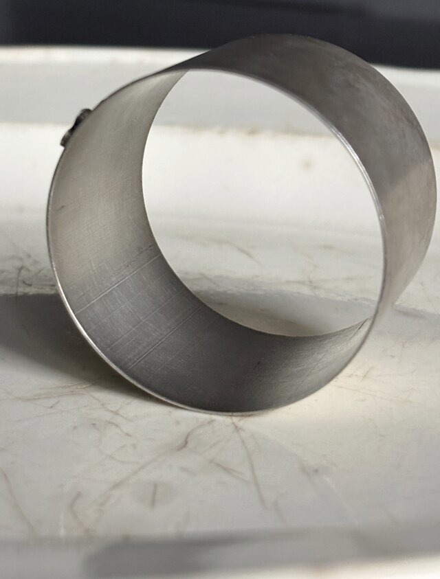 ナプキンリング クローバー モノグラム シルバー フランス