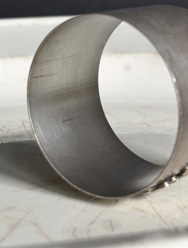 ナプキンリング クローバー モノグラム シルバー フランス