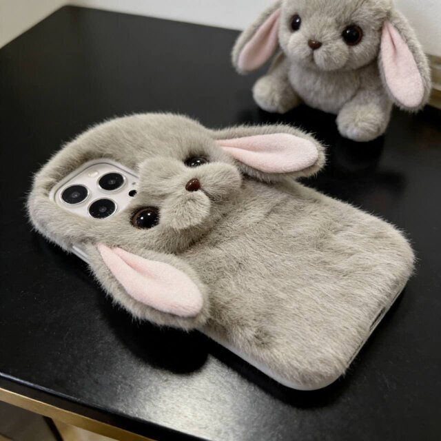 iPhone 17 16 ケース シェル うさぎ ウサギ 兎ラビット Galaxy Google