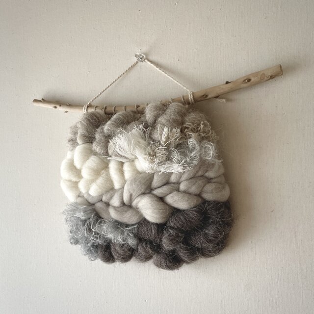 一点もの】流木 ウィービング タペストリー『ふわもこ vintage 一点もの】流木 ウィービング タペストリー『ふわもこ vintage