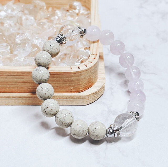 温泉のような癒しを纏う ｜ヒマラヤ水晶・北投石・ラベンダー