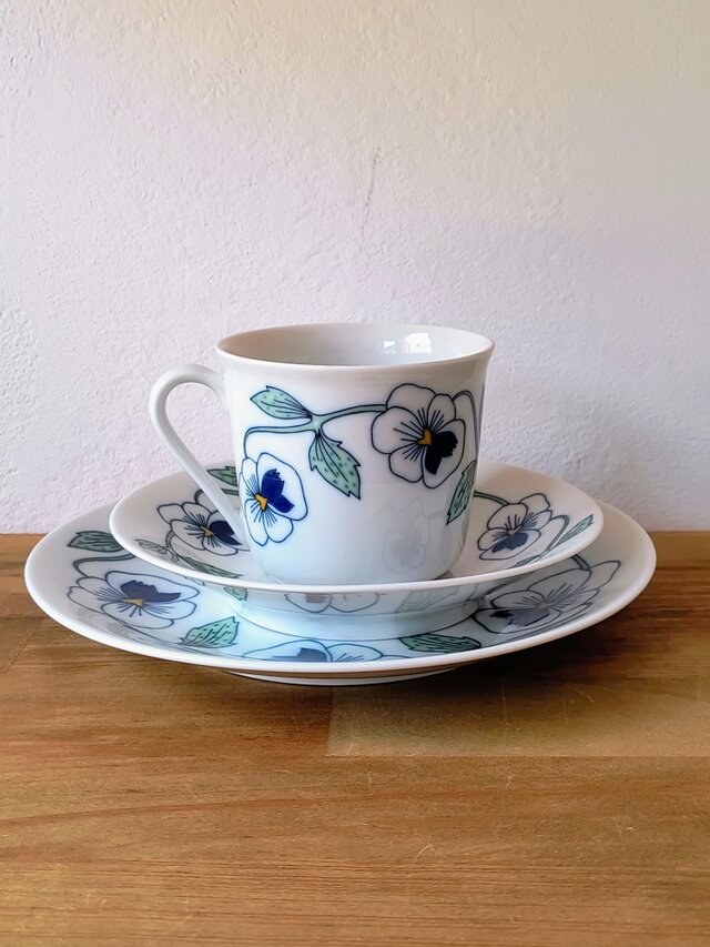 Rörstrand / ロールストランド / Sylviaシリーズ / トリオセット