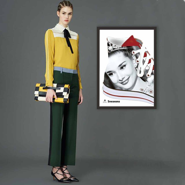 スニーカー 送料無料 A4〜A0 ポスター アートポスター アート/sei検索