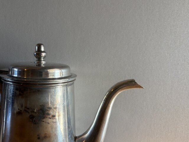 国産の古いコーヒーポット ドリップポット レトロ アンティーク 骨董品