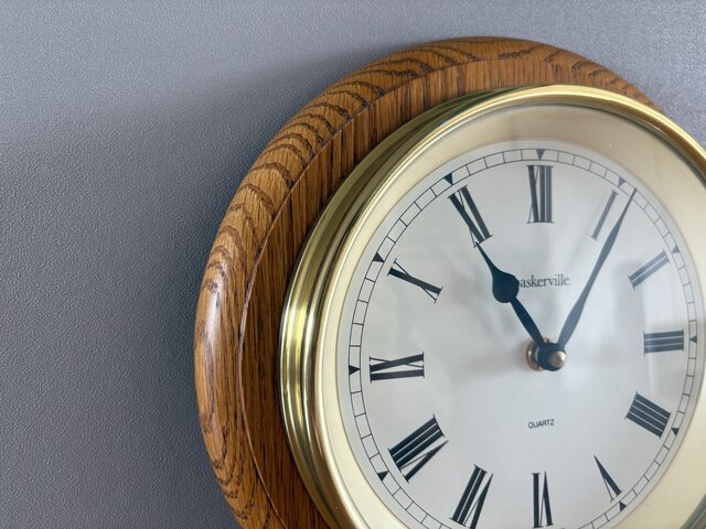 英国の古い掛け時計 England 時計 昭和レトロ アンティーク