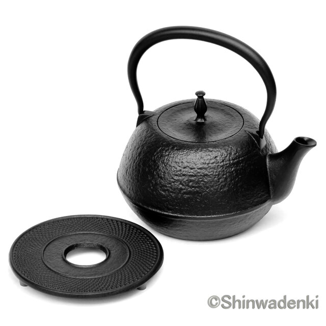 南部鉄器 鉄瓶 丸南部型 1.2L 日本製 直火・IH対応 | iichi 日々の