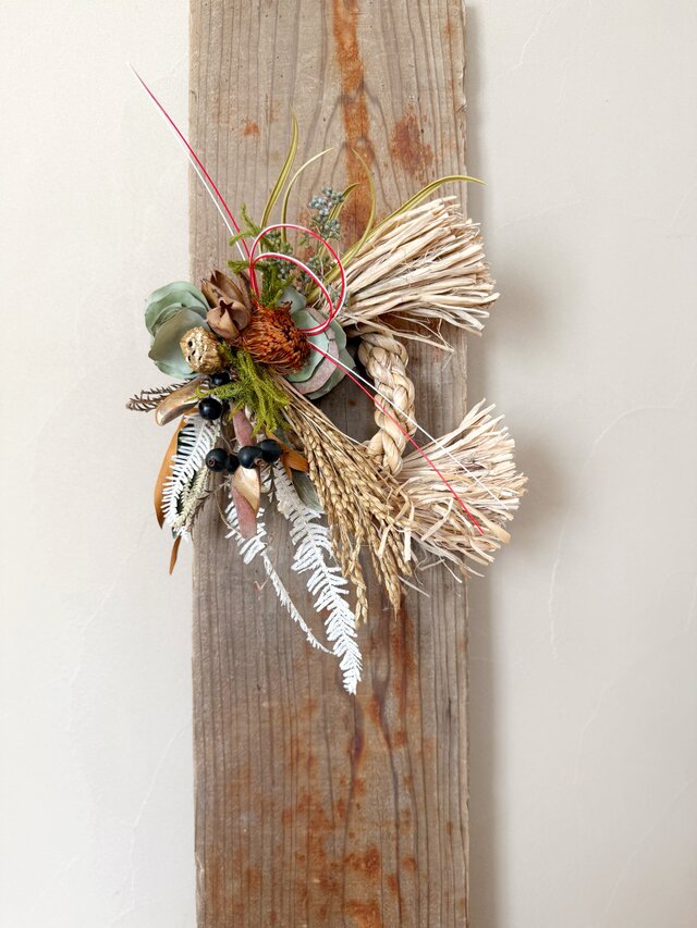 迎春のしつらえ　しめ縄飾り｜ホテイアオイ           ※期間限定