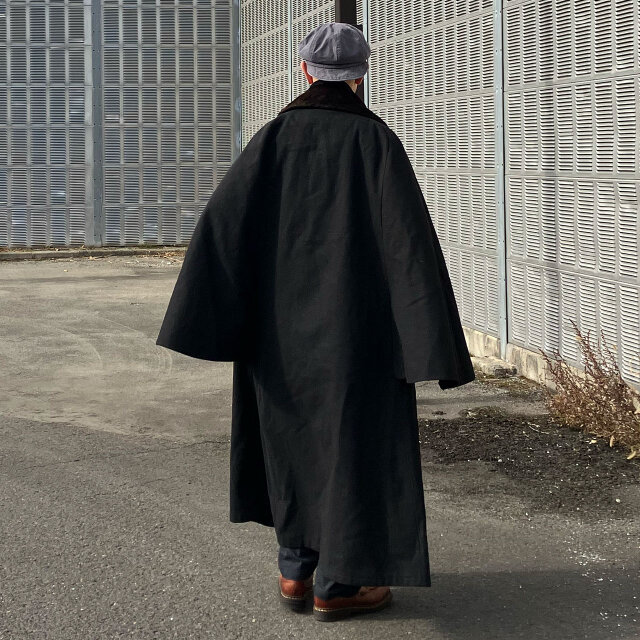 1920〜30年代 ジャパンヴィンテージ 二重廻しトンビマント ブラック